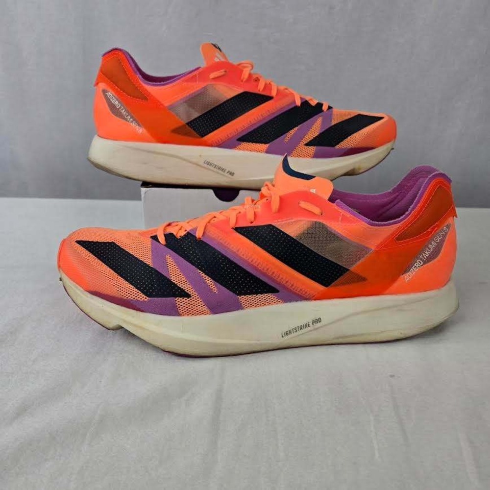 adidas Orange Black Purple Men's Running Shoes